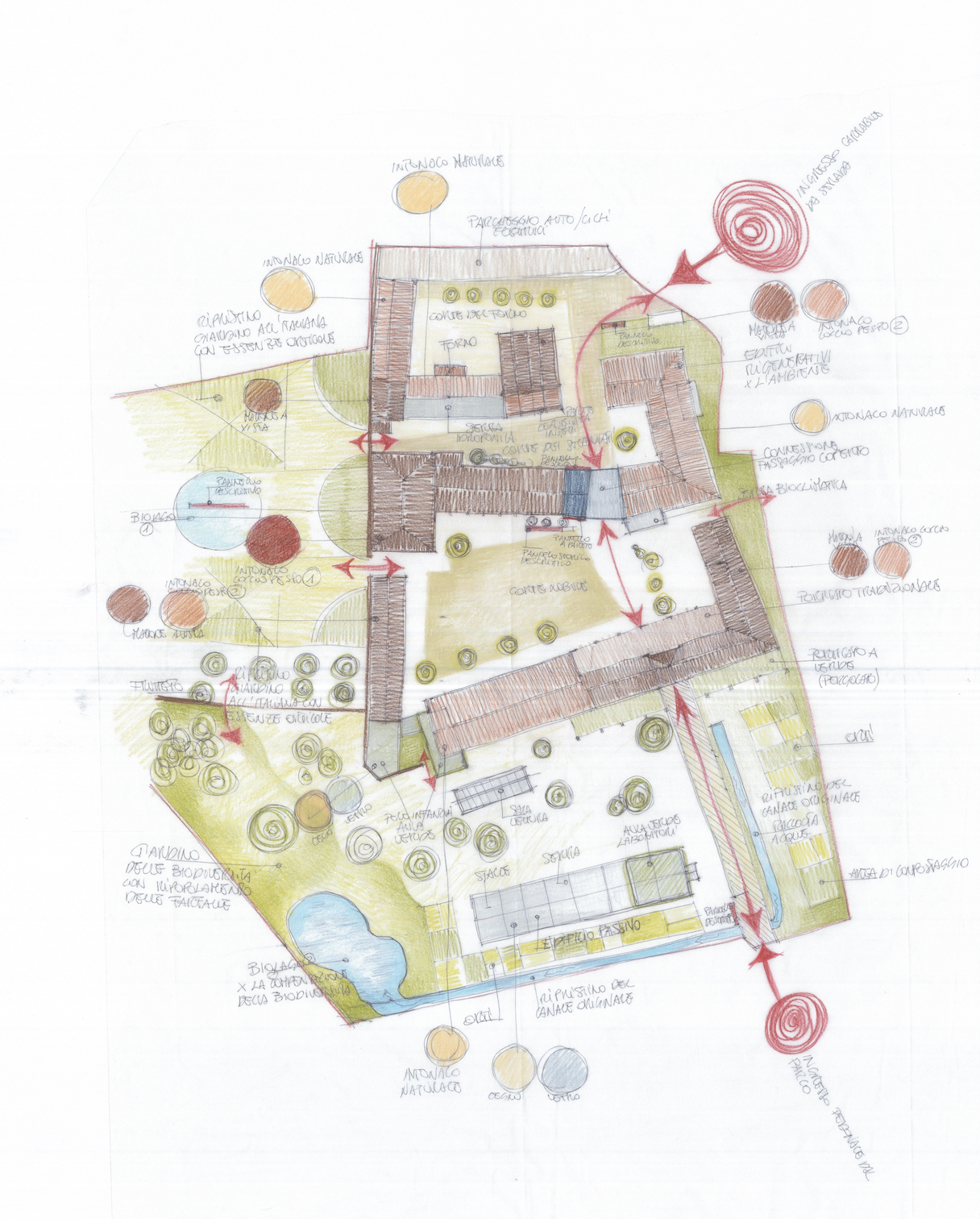 disegno cascina